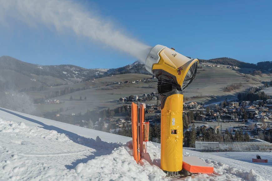 La technologie d’ABB optimise l’efficacité d’enneigement sur les pistes de ski de la Coupe du monde